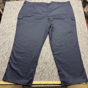 Cintas Cathy Fit Navy Blue Cargo Work Pants Mens 36 RG Straight Leg 389-20